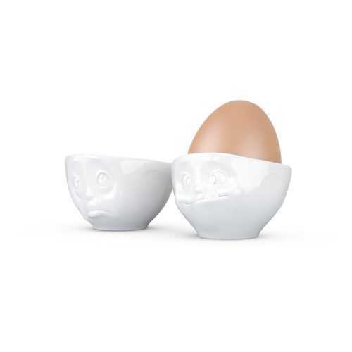 'Oh Please' 2 db fehér porcelán tojástartó