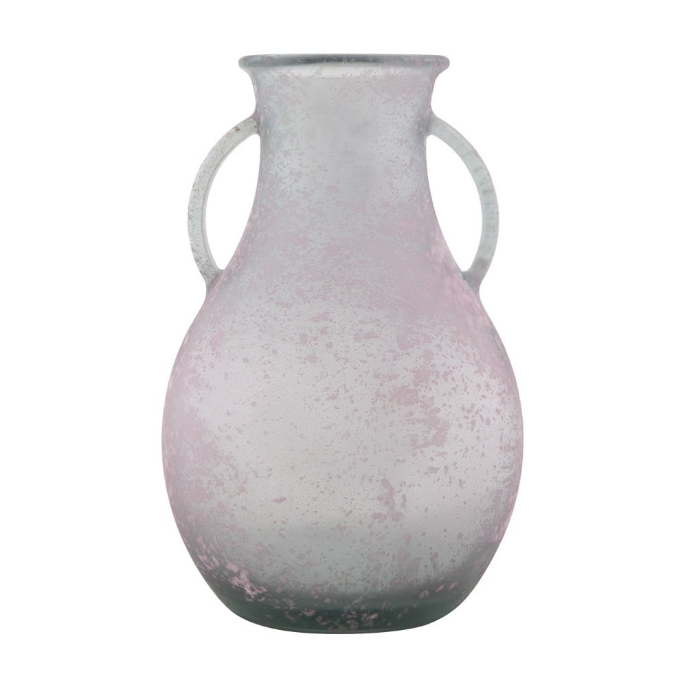 Anfora rózsaszín újrahasznosított üveg váza