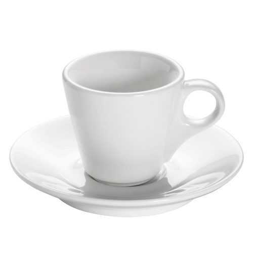 Basic Esresso fehér porcelán csésze és csészealj