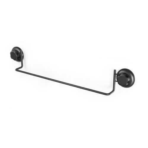 Bestlock Black Tube Holder For Towels fekete öntapadós fali törölközőtartó