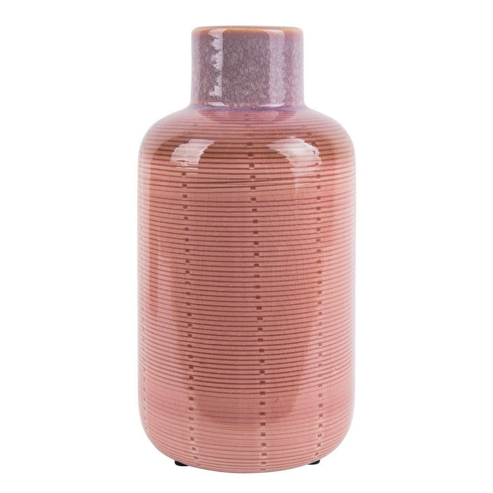 Bottle rózsaszín kerámia váza