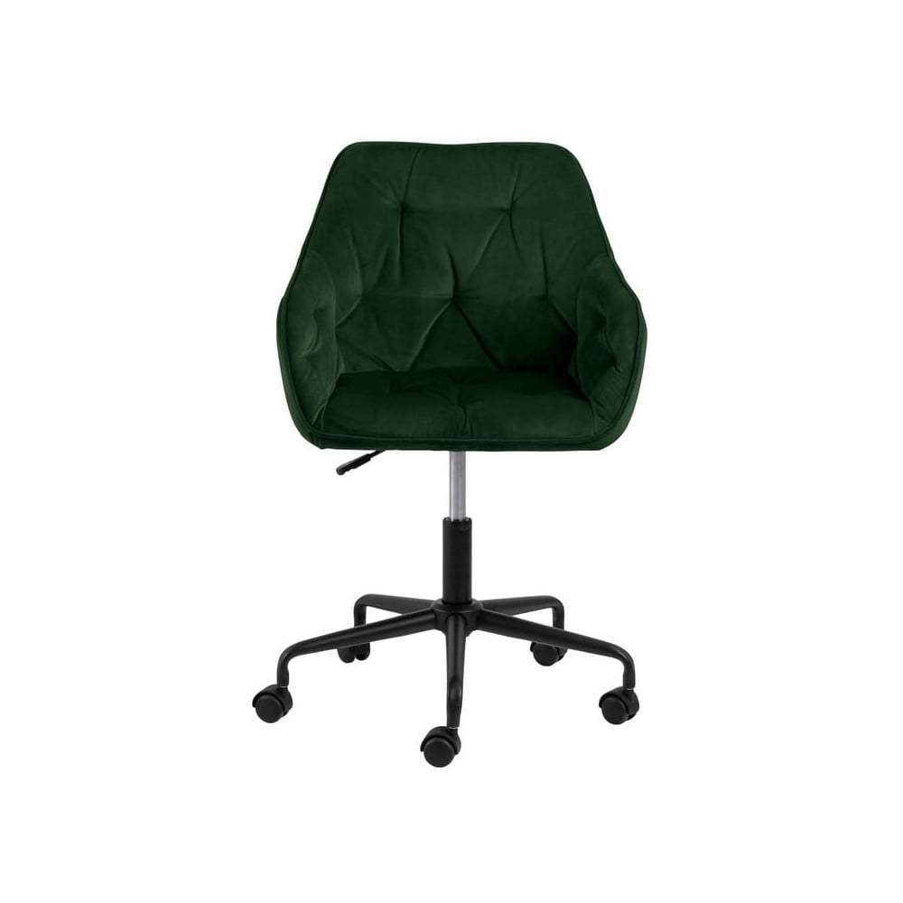 Brooke zöld bársony borítású irodai szék - Actona