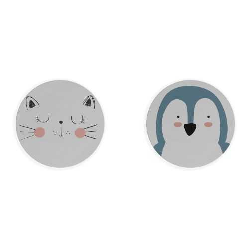 Cat & Penguin 2 db tányéralátét