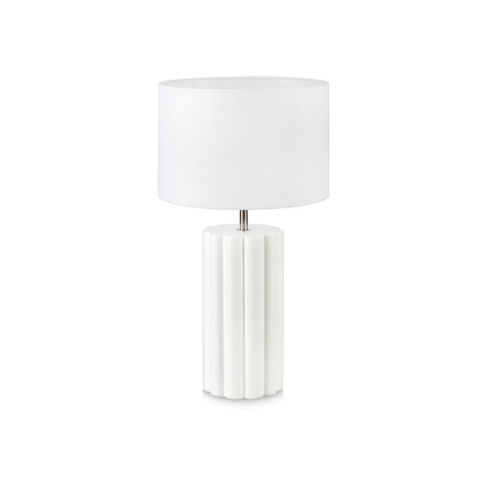 Column fehér asztali lámpa