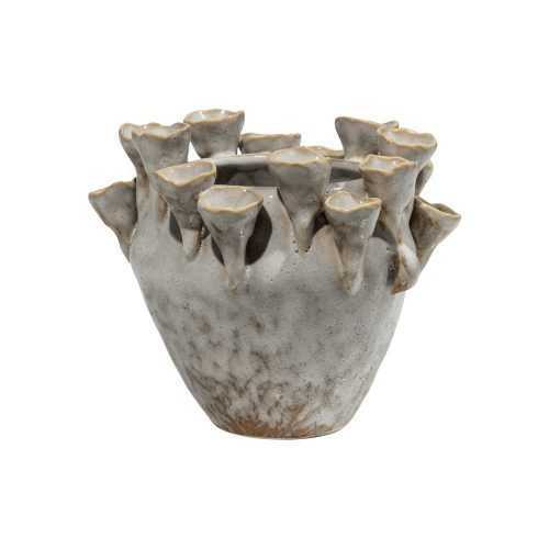 Coral kerámia váza korallsziklás designnal