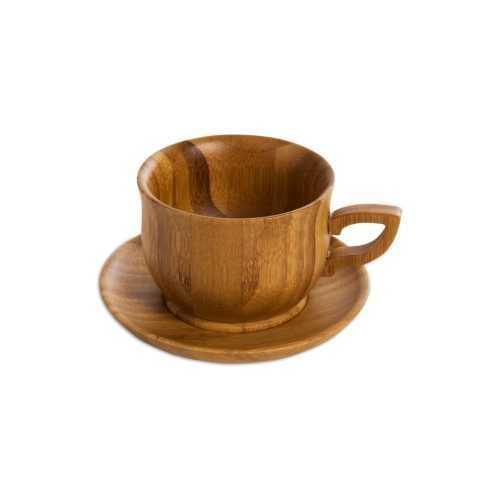 Cortado csésze és csészealj bambuszból