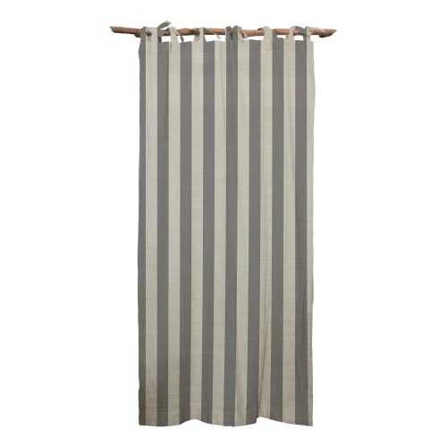 Cortina Hogar Grey Stripes szürke függöny - Really Nice Things