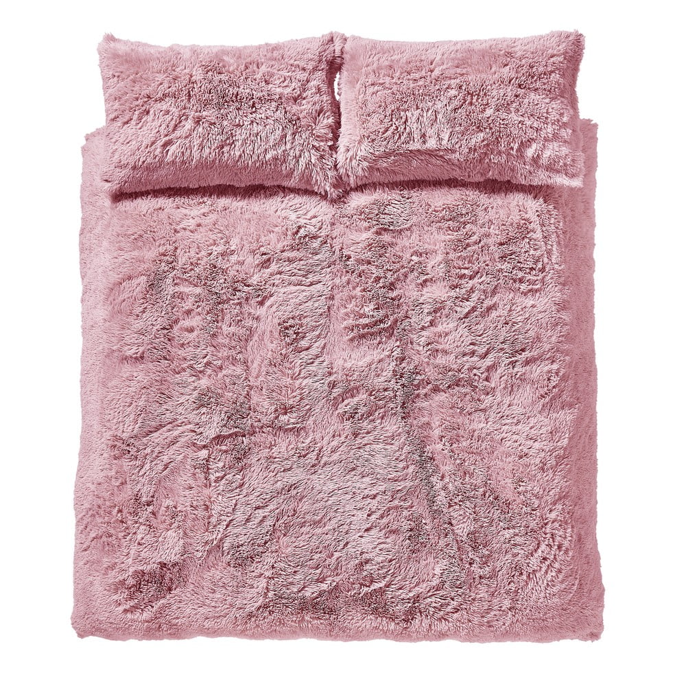 Cuddly rózsaszín mikroplüss ágyneműhuzat