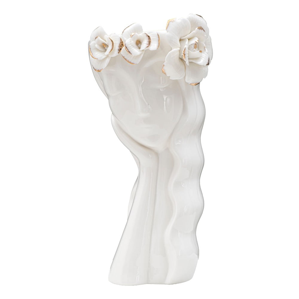 Cute Woman fehér porcelán váza - Mauro Ferretti
