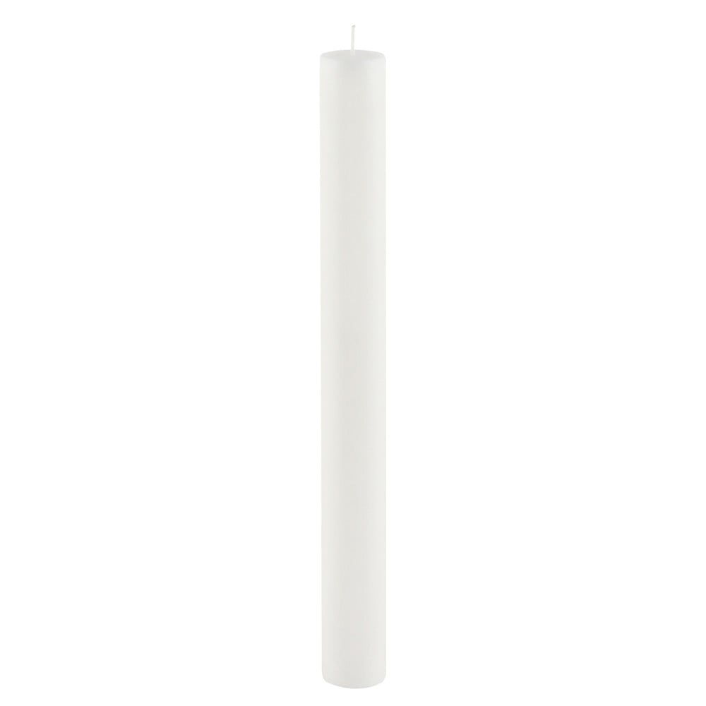 Cylinder Pure fehér hosszú gyertya