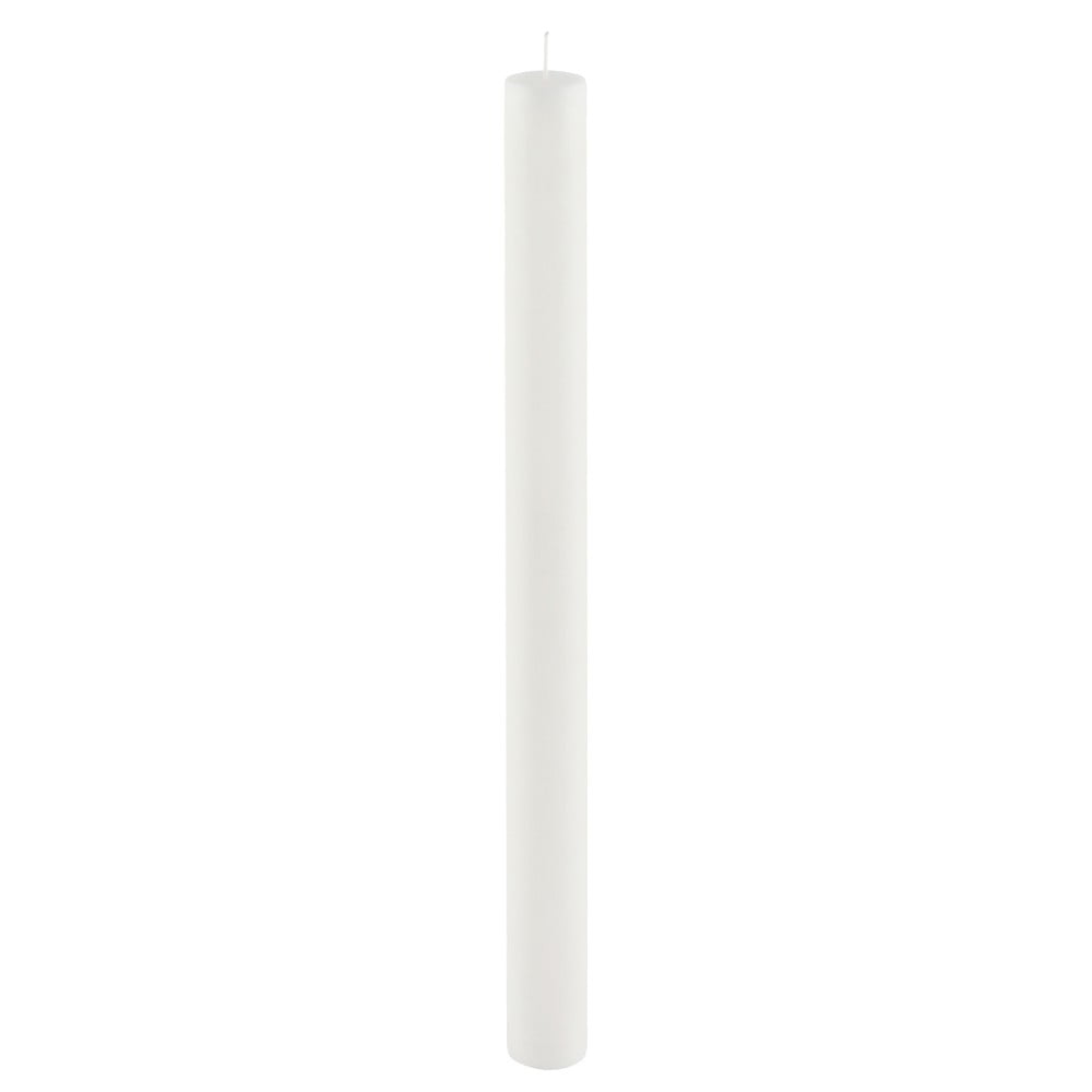 Cylinder Pure fehér hosszú gyertya