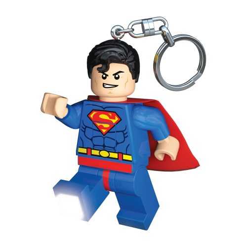 DC Super Heroes Superman világító kulcstartó - LEGO®