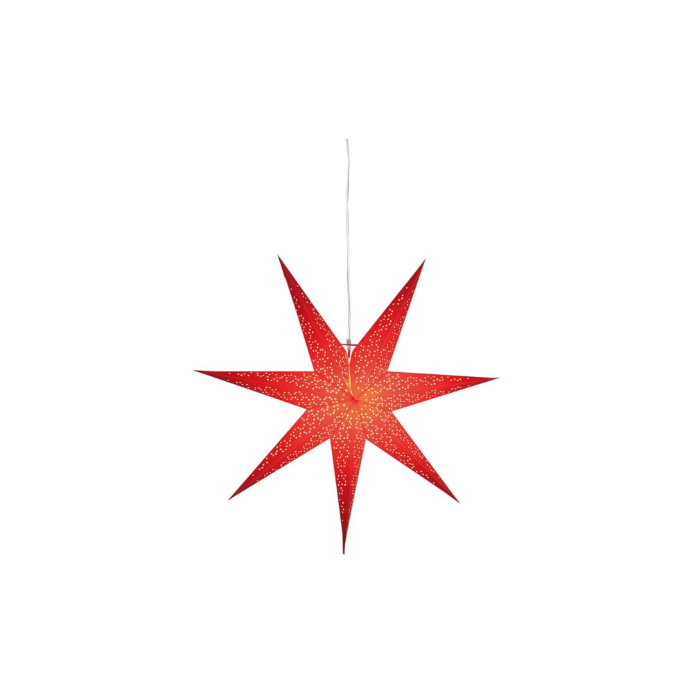 Dot piros világító csillag dekoráció