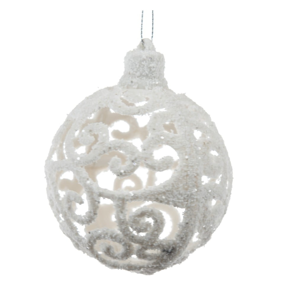 Ezüst színű függő karácsonyi dekoráció - Dakls