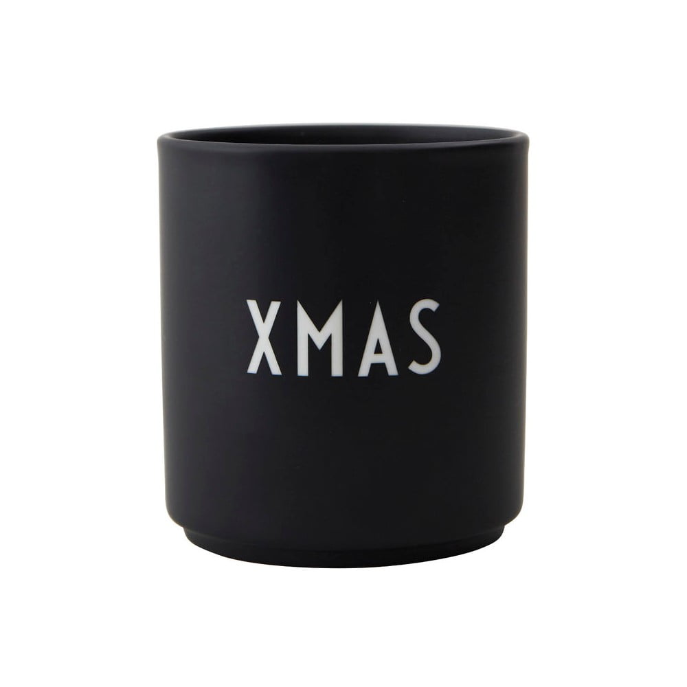 Favourite XMas fekete porcelánbögre - Design Letters