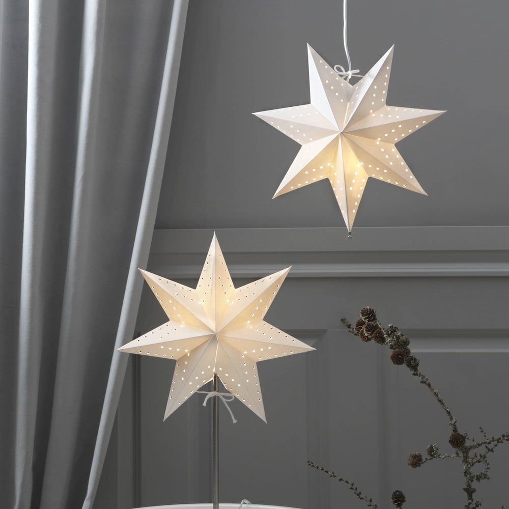 Fehér karácsonyi fénydekoráció Bobo - Star Trading