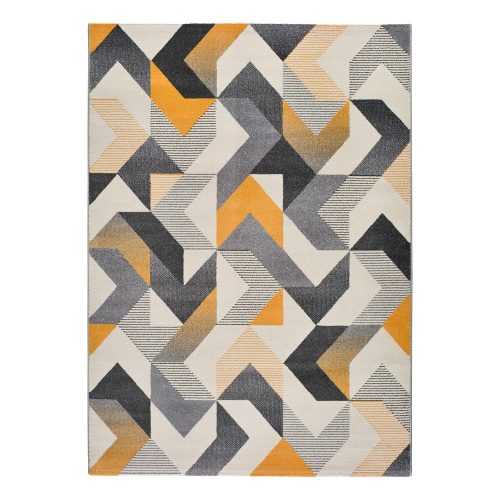 Gladys Abstract narancssárga-szürke szőnyeg