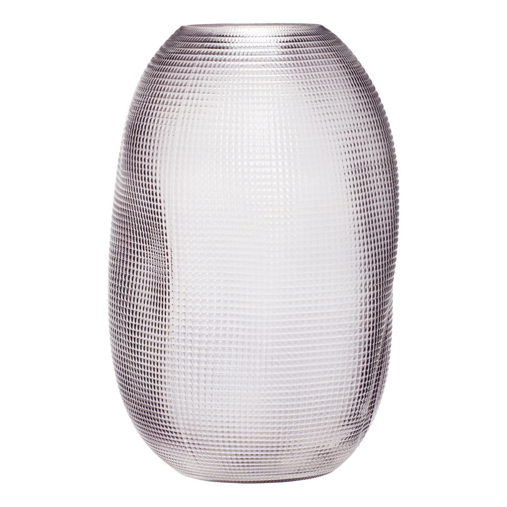 Glam szürke üveg váza