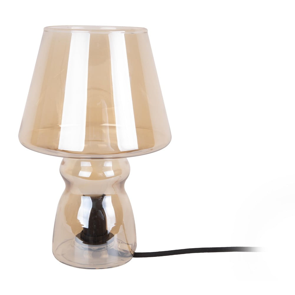 Glass barna üveg asztali lámpa