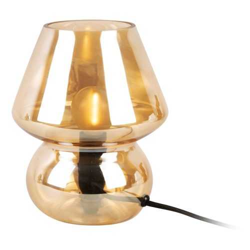 Glass világosbarna üveg asztali lámpa