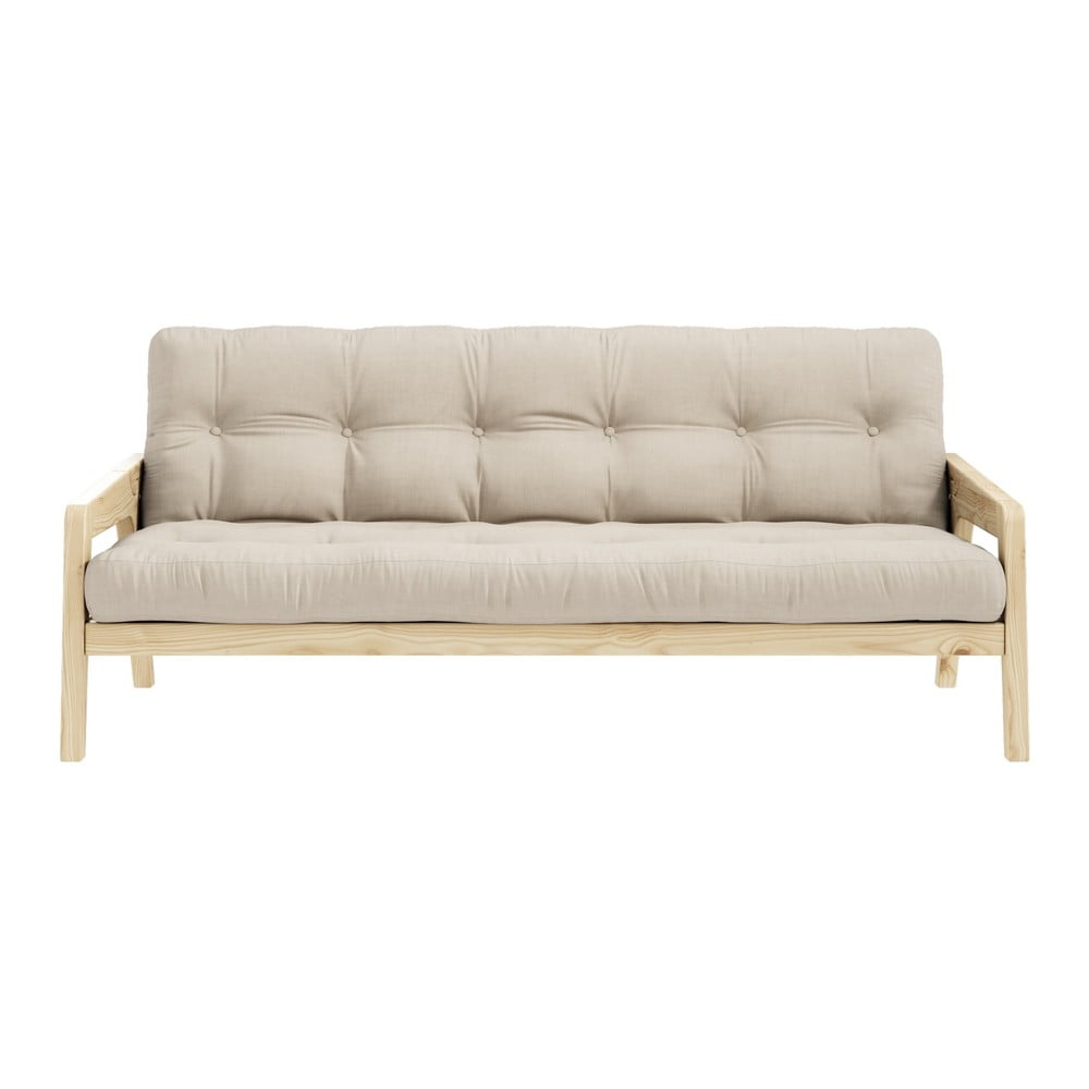Grab Natural/Beige bézs variálható kinyitható kanapé - Karup Design