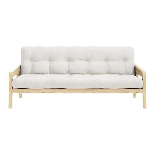 Grab Natural/Natural fehér variálható kinyitható kanapé - Karup Design