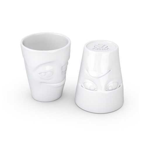 Grumpy & Impish 2 db fehér porcelán csészeszett - 58products