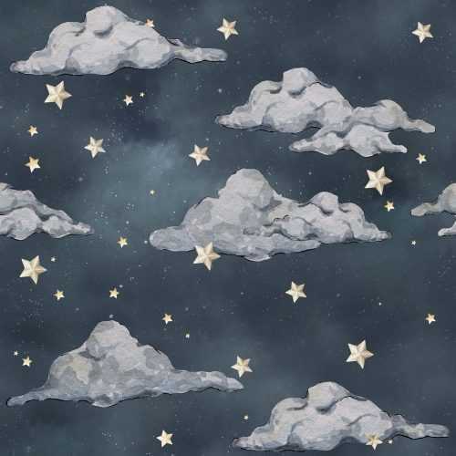 Gyermek tapéta 50x280 cm Magic Night Sky - Dekornik
