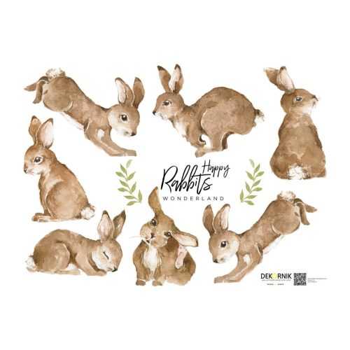 Happy Rabbits Wonderland 7 db-os falmatrica szett - Dekornik