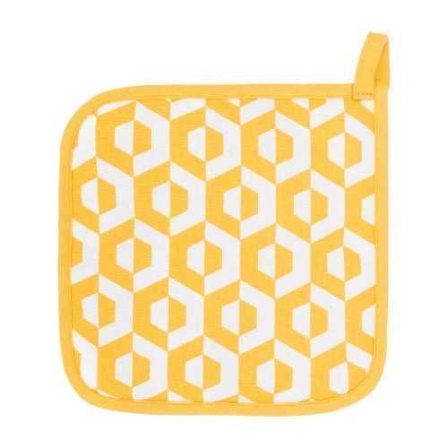 Hexagon 2 db sárga pamut edényfogó - Tiseco Home Studio