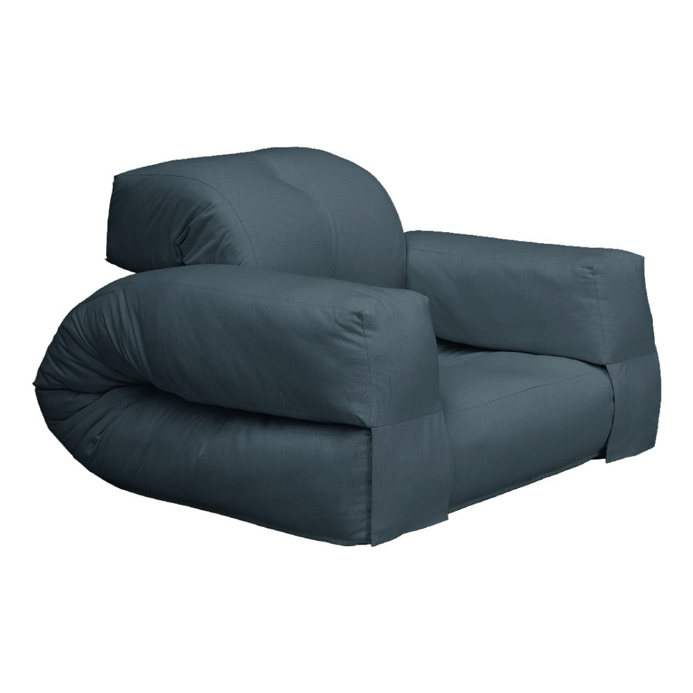 Hippo Petrol Blue kék kinyitható fotel - Karup Design