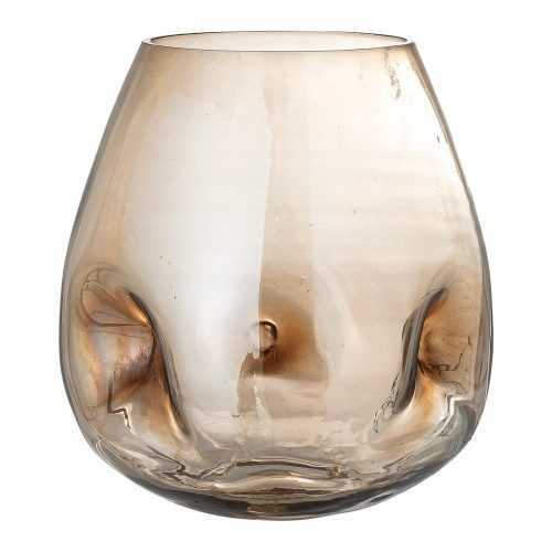 Ifza barna üveg váza