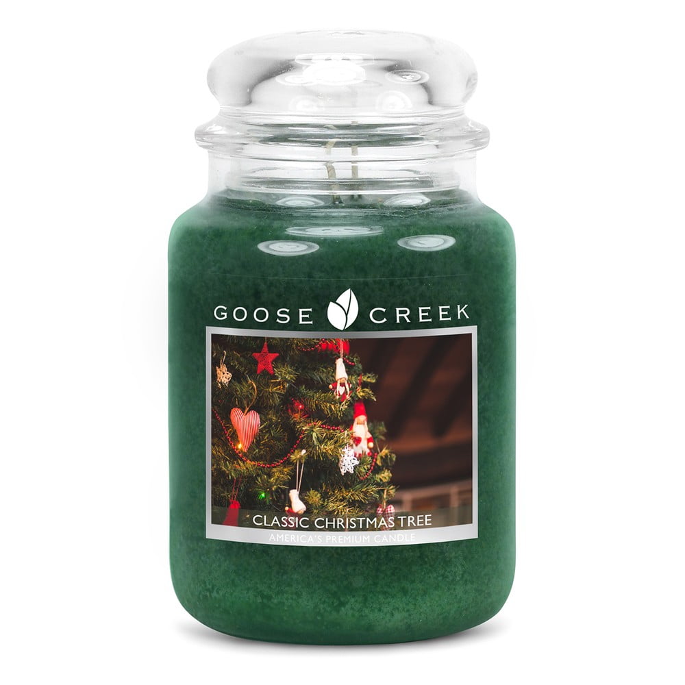 Karácsonyfa illatgyertya üvegben