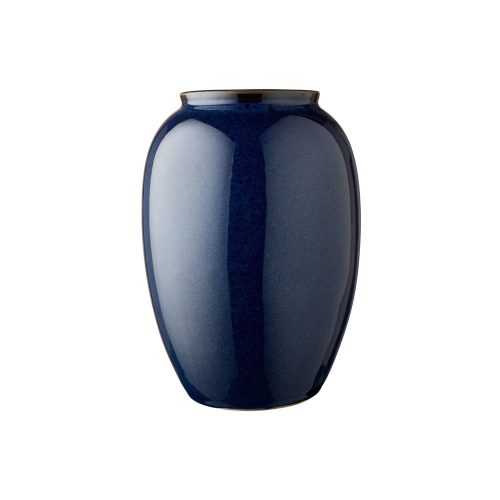 Kék agyagkerámia váza