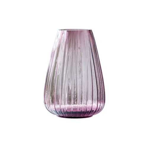 Kusintha rózsaszín üveg váza
