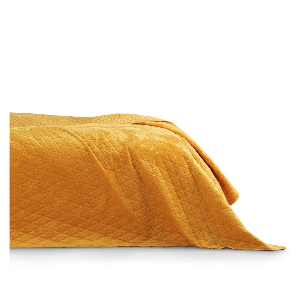 Laila Honey sárga ágytakaró