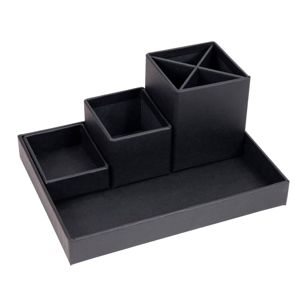 Lena sötétszürke 4 részes asztali írószertartó - Bigso Box of Sweden