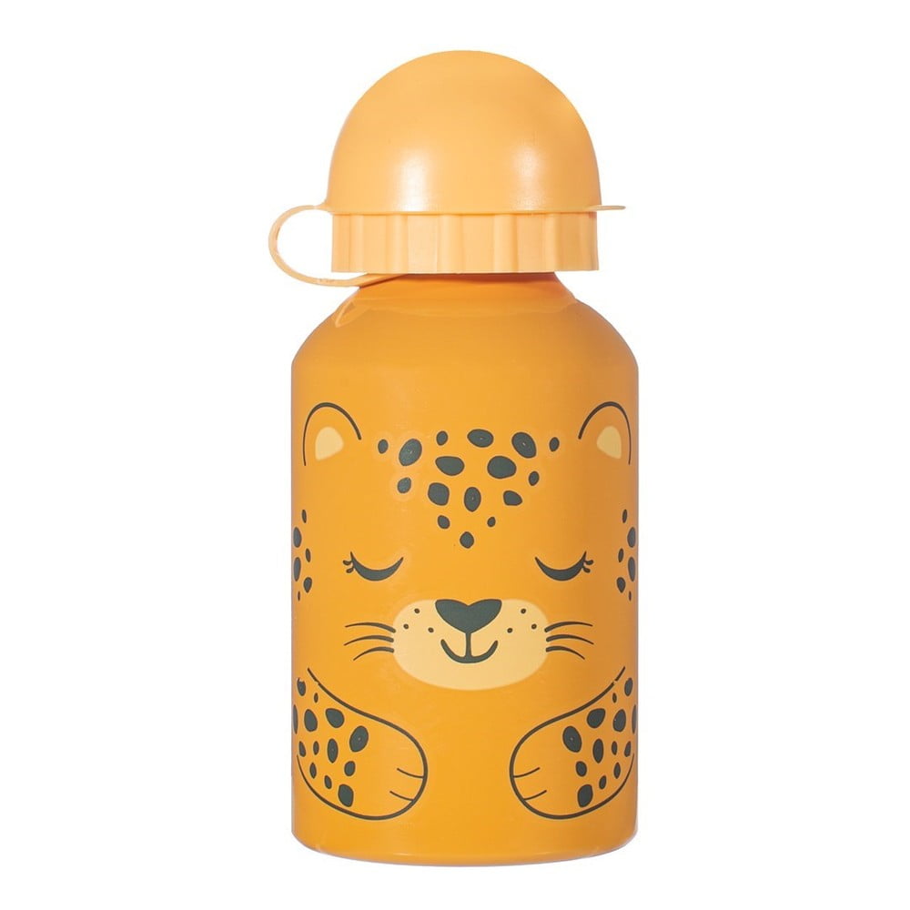 Leopard narancssárga gyerek ivópalack