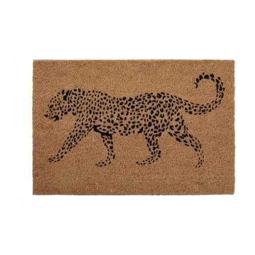 Leopard természetes kókuszrostból készült szőnyeg
