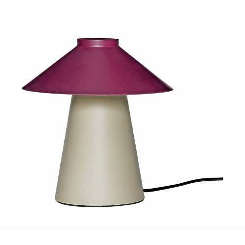 Lila-bézs fém asztali lámpa Chipper - Hübsch