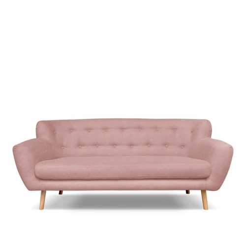 London világos rózsaszín kanapé