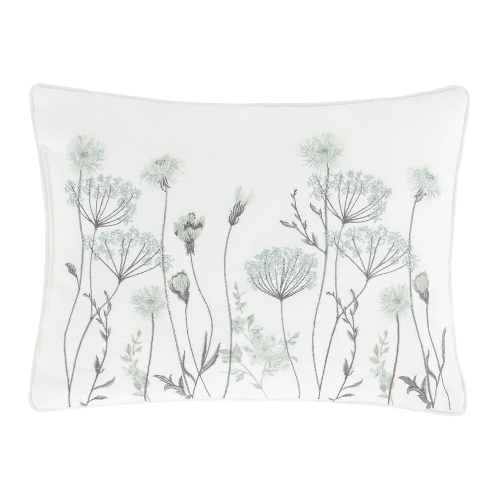 Meadowsweet Floral fehér-zöld párna