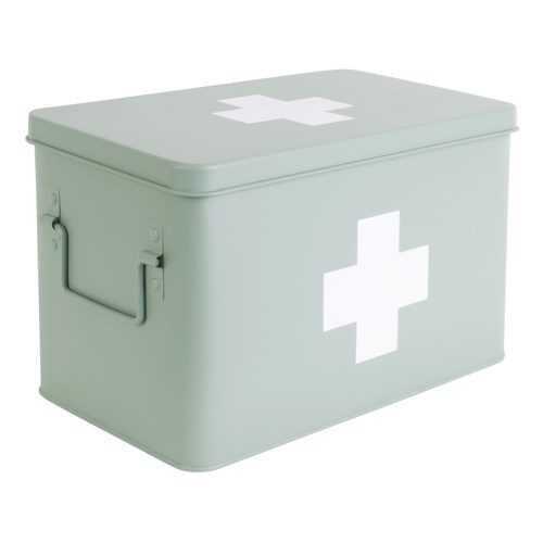 Medicine mentazöld fém gyógyszeres doboz