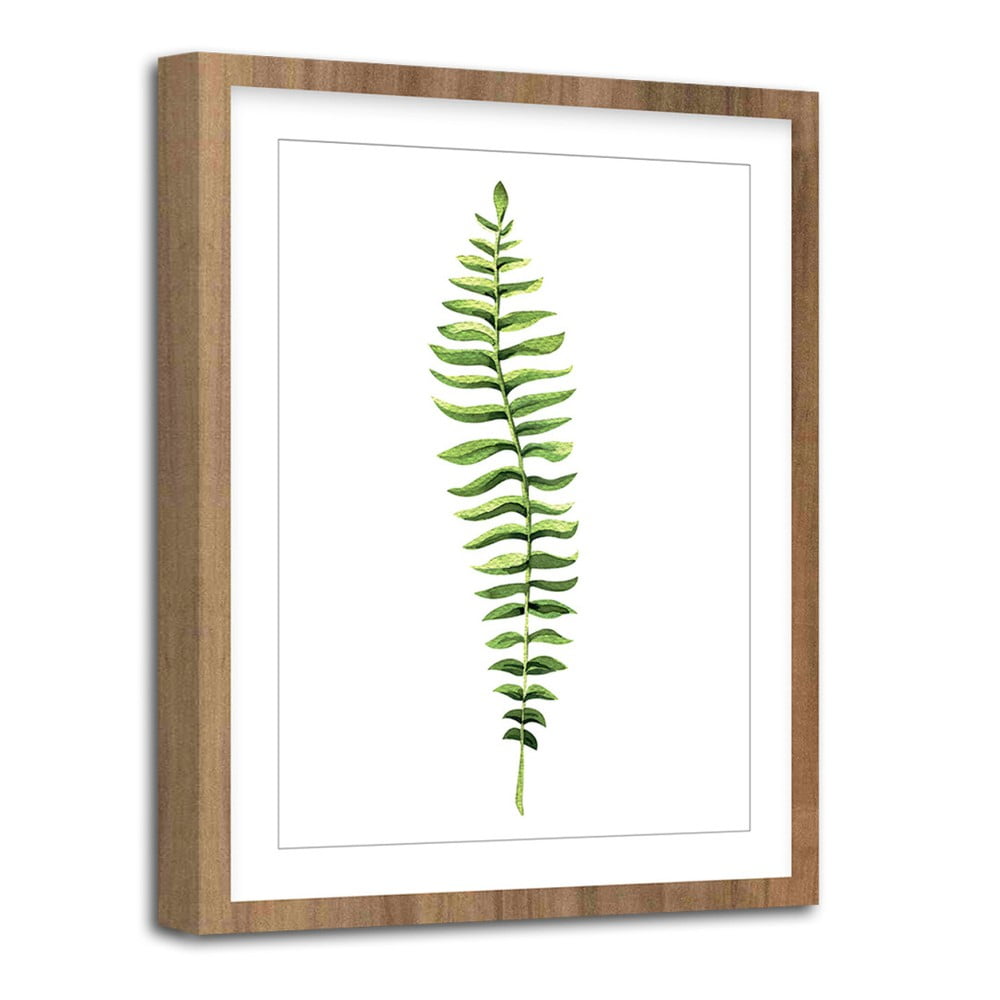 Modernpik Greenery Wooden Fern fali kép