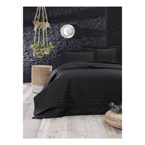 Monart fekete steppelt könnyű ágytakaró