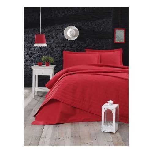 Monart piros steppelt könnyű ágytakaró