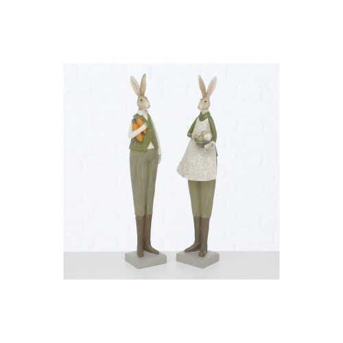 Mr. & Mrs. Rabbit 2 db-os húsvéti dekoráció szett - Boltze