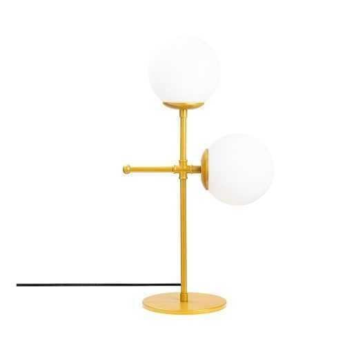 Mudoni fehér-aranyszín asztali lámpa - Opviq lights