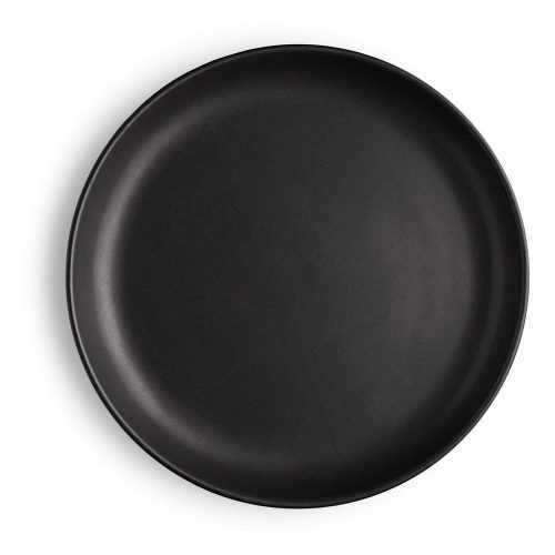 Nordic fekete agyagkerámia tányér