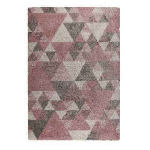Nuru rózsaszín-szürke szőnyeg